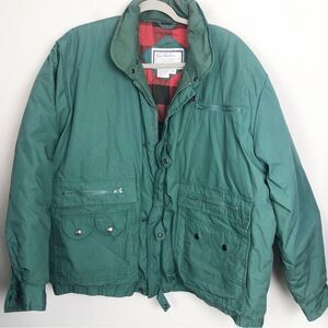 HUGO VALENTINO | Vintage Zip Front Green Jacket Men’s Size X-Large
